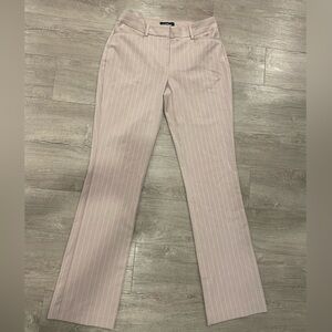 Express Blush Pink Pinstripe Trousers